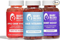 Baby Blues Postpartum Pack (Pack of 3) - Vitamin Kit for New Moms: Hair Energy and Immunity Support - Assorted Flavors - Non GMO Gluten-Free Supplements