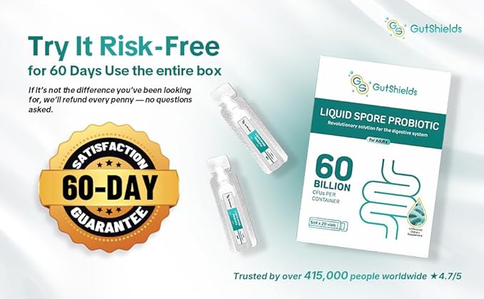 Liquid Spore Probiotic for Adult Women &amp Men | Supports IBS Gas Bloating &amp Diarrhea | Improve Digestive &amp Immune System | 20 Servings