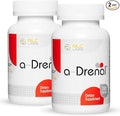 RLC Labs a-Drenal 240 Capsules - Herbal Cortisol Supplement with Ashwagandha Ginger &amp Rhodiola to Support Balance Mood Energy &amp Vitality - Adrenal Support Formula for Adult (2 Month Suppl