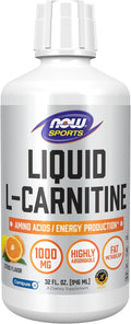 NOW Foods Sports Liquid L-Carnitine Citrus 32 fl oz (946 ml)