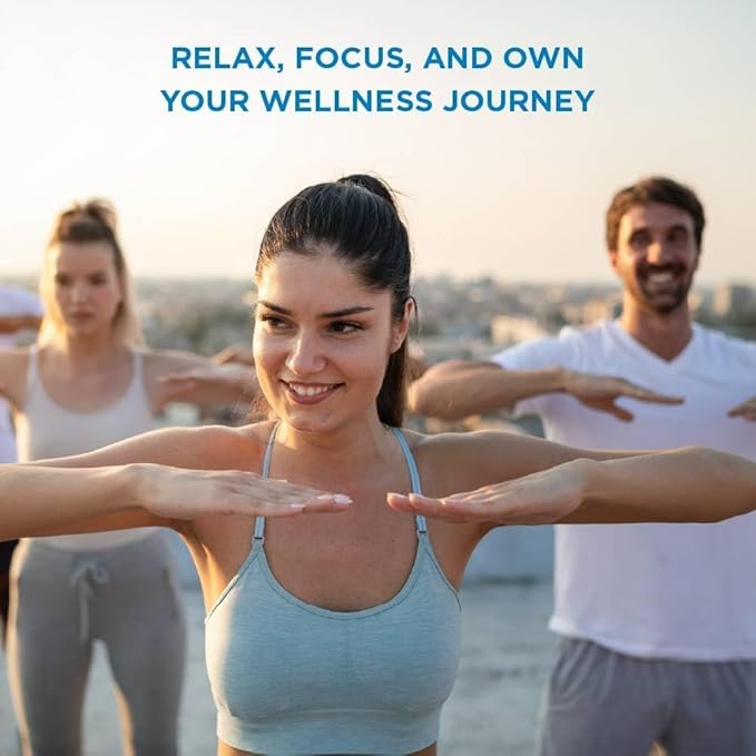 Wiley's Finest Relax Focus - Daily Supplement for Stress Support - Contains L-Theanine GABA Vitamin B6 &amp Magnesium - 30 Capsules (30 Servings)