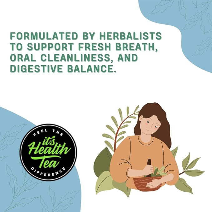 So Fresh So Clean Herbal Tea — Fresh Breath Support &amp Oral Comfort* | 3 oz. Loose Leaf with 35 Empty Tea Bags Included