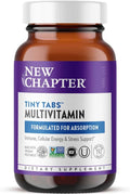 New Chapter Tiny Tabs Multivitamin with 20+ Nutrients for Immune Cellular Energy &amp Stress Support Including Vitamin D3 + B Vitamins 192 Count
