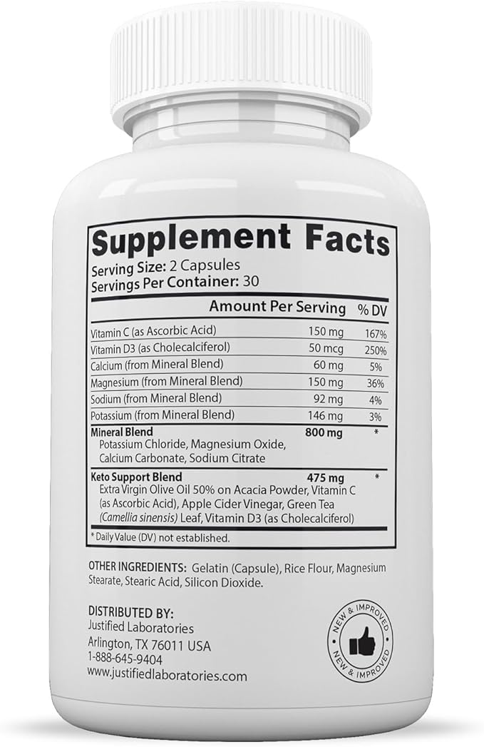 (2 Pack) Microbio Keto ACV Pills 1275MG Keto Support Blend Capsule Alternative to Keto ACV Gummies Formulated with Apple Cider Vinegar Extra Virgin Olive Oil Powder Green Tea Leaf 120 Capsules