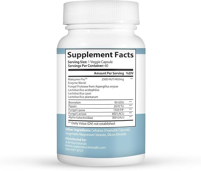 Super Naturals IBSolution &amp Digest Plus Bundle - Digestive Enzymes for Women &amp Men Digestive Health Supplements Probiotics for Digestion Gas and Bloating Relief - Variety 2 Pack 60 Capsule