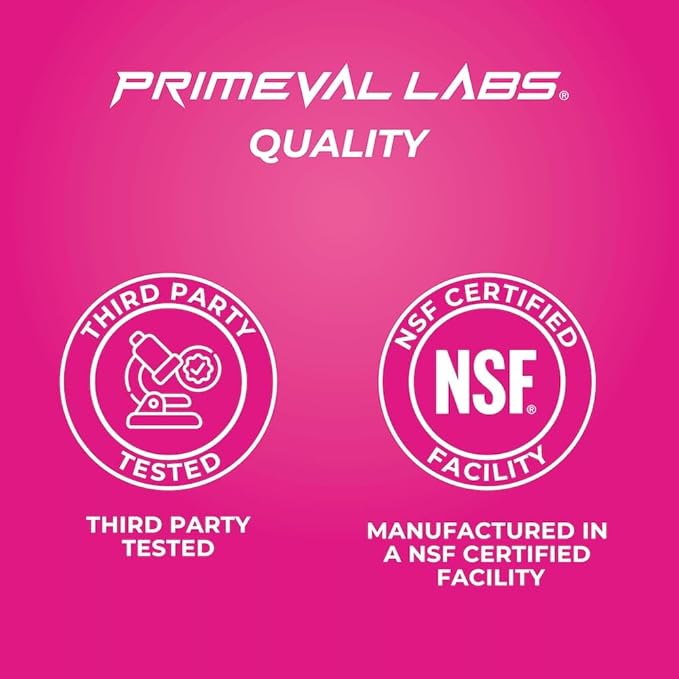 Primeval Labs EAA Max Energy | Pre or Post Workout Muscle Recovery | BCAAs EAAs Electrolytes | Supports Hydration &amp Performance | Keto Friendly | 30 Servings (Guayaba)