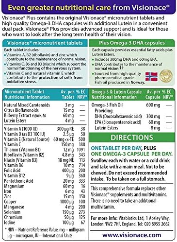 Vitabiotics Visionace Plus Dual Pack 2 X 28 Tablets