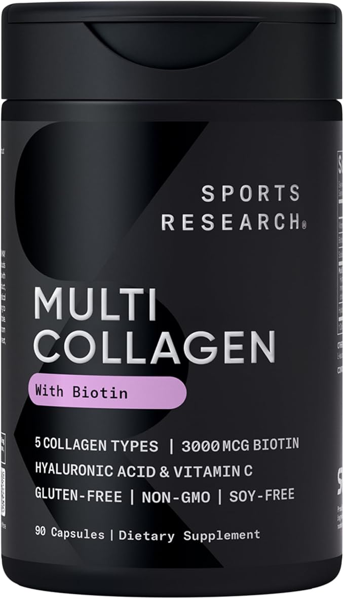 Sports Research® for Her Pack - Biotin-Infused Collagen Peptides Complex + Women's Probiotics with Prebiotics + Triple Strength Omega 3 Fish Oil