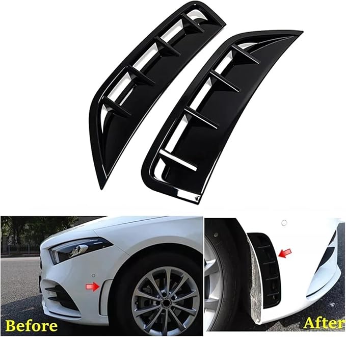 6Pcs Car Front &amp Rear Bumper Splitter Spoilers Side Canard Trim Compatible For Benz CLA C118 CLA200 260 2020+