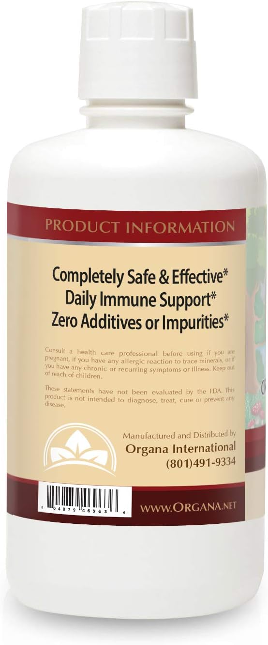 Organa Crystalline Nano Colloidal Silver - 30 PPM - 32 oz Bottle - Ultra Pure Bio Active Silver