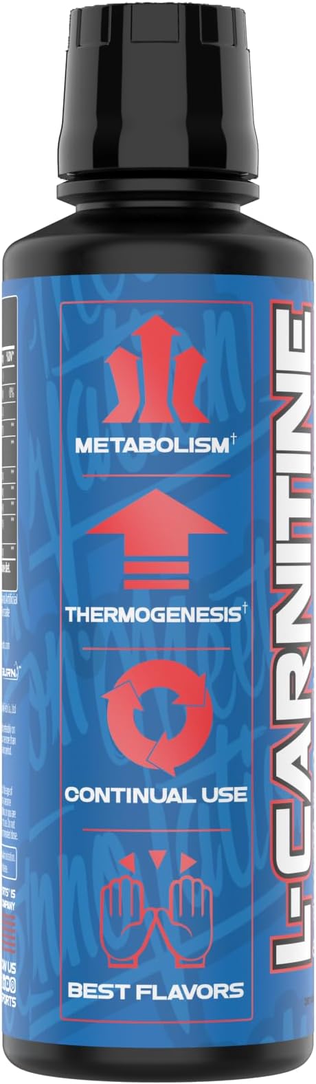 VMI Sports L-Carnitine 1500 Heat Liquid Enhanced Thermogenic | 1500 mg Carnitine | Maximum Absorption Formula | Great Taste for Men &amp Women | 31 Servings (Patriot Pop)