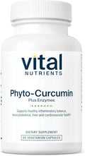 Vital Nutrients Phyto-Curcumin Plus Enzymes - Curcumin Supplements with Phytosome Extract - Support for Muscle Bone Liver and Heart Health* - Gluten Dairy Soy Free - 60 Capsules