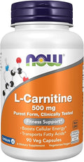 Now Foods Carnitine 500mg 90 VegCap