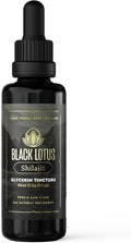 Black Lotus Pure Shilajit Resin Liquid Tincture 50ml 100% Pure Natural Shilajit for Men &amp Women with Amino Acids 175mg Fulvic Acid 85 Ionic Trace Minerals for Immune Support Focus Energy