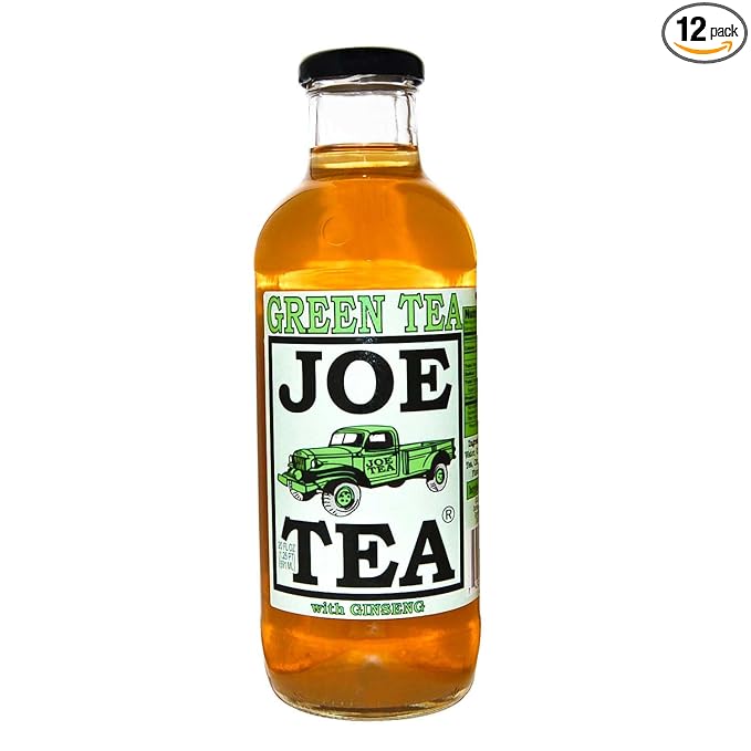 JOE TEA 20 OZ GLASS (Ginseng Green Tea)