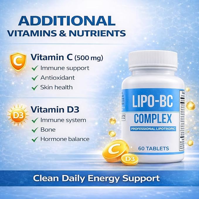 Lipo-BC Complex Lipo BC (60 Tablets) Manufactured by Legere Pharmaceuticals for ES Global
