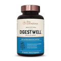 Live Conscious DigestWell Immediate Support - Fast-Acting Digestive Support | Broad Spectrum Enzyme Probiotic &amp Herbal Formula - Decreases Everyday Gas &amp Bloating - 90 Capsules