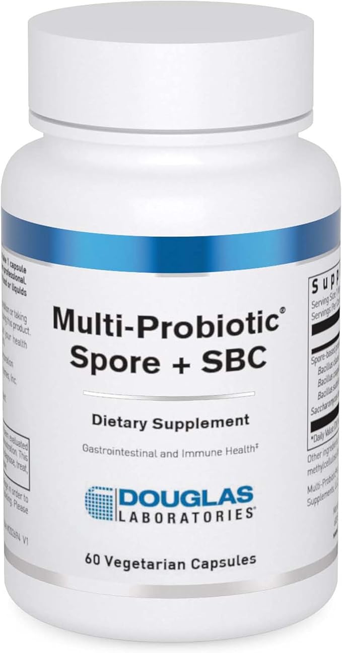 Douglas Laboratories Multi-Probiotic Spore + SBC | Support for Gastrointestinal and Immune Health | 60 Vegetarian Capsules*