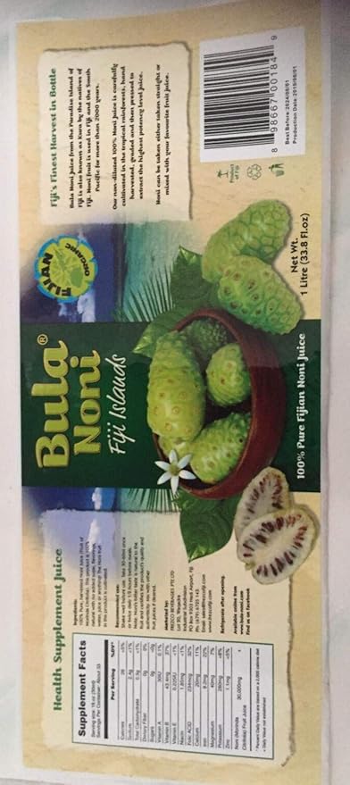 Bula Noni®Juice Rich in Antioxidants Cold Pressed from Organic Noni Fruit. Our farm's best value for you.