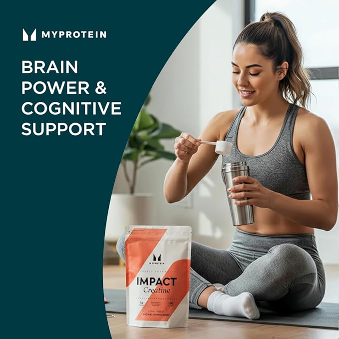Myprotein Creatine Monohydrate Powder 100 Servings (1.1lbs) Pure Unflavored Creatine Powder Post/Pre Workout Supplement for All Sports &amp Exercises