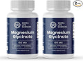 Magnesium Glycinate 150mg | High Absorption Chelated Magnesium Supplement | Non-GMO Vegan Made in USA | (2-Pack)