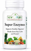 New Life Super Enzymes Pancreatin 10x Healthy Digestion 90 Tablets