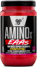 BSN Amino X EAAs Muscle Recovery &amp Endurance 10g Essential Amino Acids 5g BCAAs Zero Sugar Caffeine Free Watermelon Splash 13.2oz 25 Servings