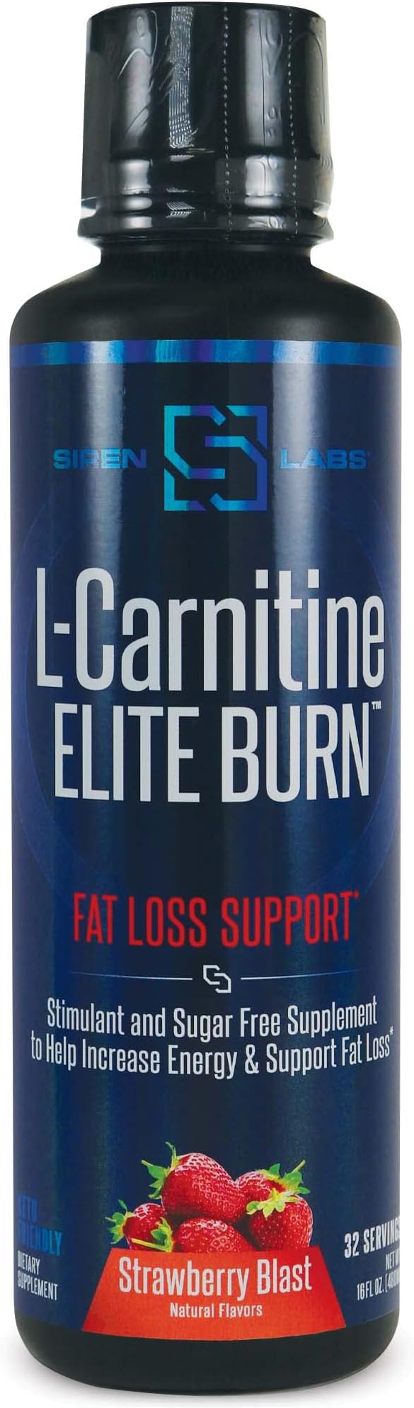 PMD Sports BCAA's Stim Free for Recovery and Performance Lemonade (30 Servings) &amp Siren Labs L-Carnitine Elite Burn Fat Loss Support Strawberry Blast 3000 mg (32 Servings)