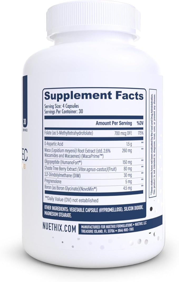 NuEthix Formulations Jumpstart EC Endocrine System Homeostasis Dietary Supplement 120 Capsules