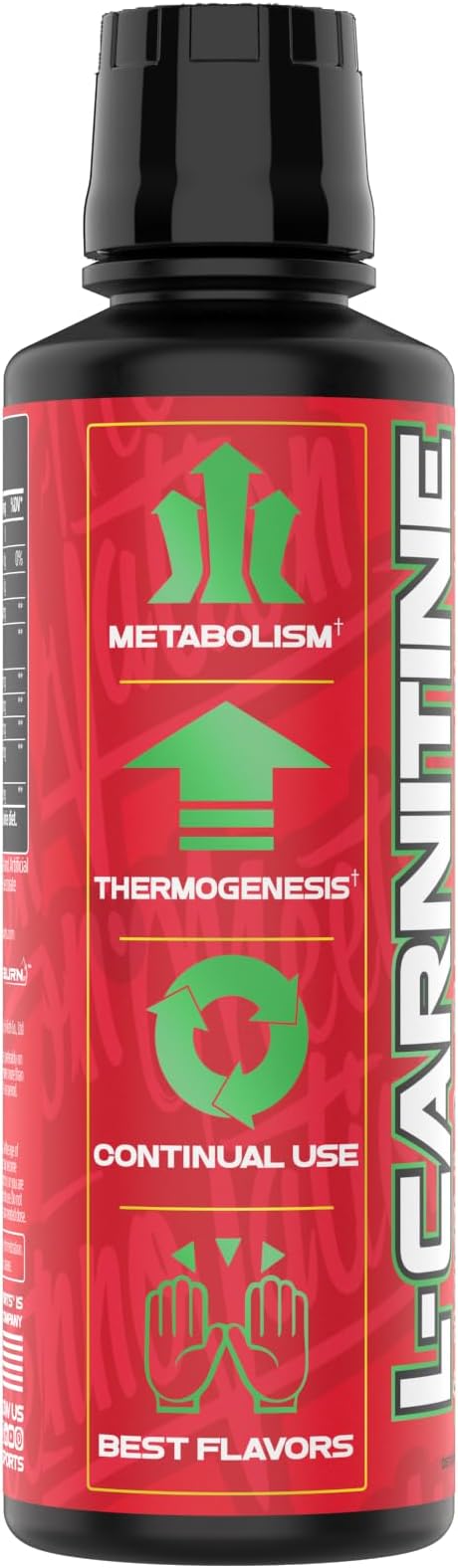 VMI Sports L-Carnitine 1500 Heat Liquid Enhanced Thermogenic | 1500 mg Carnitine | Maximum Absorption Formula | Great Taste for Men &amp Women | 31 Servings (Gummy Bear)