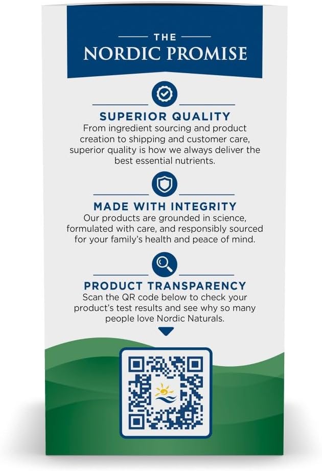 Nordic Naturals Mood Support Omega Blend - Unflavored - 60 Soft Gels - 1400 mg Omega-3 Supplement with EPA &amp DHA - Promotes Balanced Mood and Serenity - Non-GMO - 30 Servings