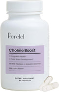 Perelel Women’s Choline Boost Supports Baby’s Cognitive Function Throughout Pregnancy &amp Early Childhood Choline Supplement for Prenatal Postpartum &amp Breastfeeding Gluten Free Non GMO 60