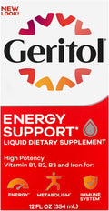 Geritol Liquid Supplement B-Vitamins &amp Iron 12 Fluid Ounce