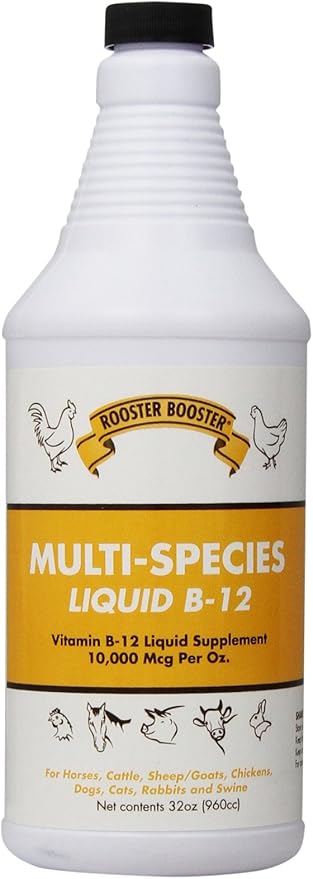Rooster Booster B-12 Liquid 32-Ounce