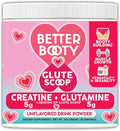 Better Booty Glute Scoop Creatine for Women Creatine + L’Glutamine Amino Acid Perfect Drink Mix Supplement Unflavored (300 Grams 30 Servings)