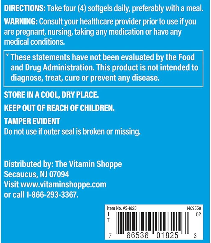 The Vitamin Shoppe Calcium 1000MG - Bone Strength Teeth Health &amp Muscle Function Support Daily Mineral (300 Softgels)