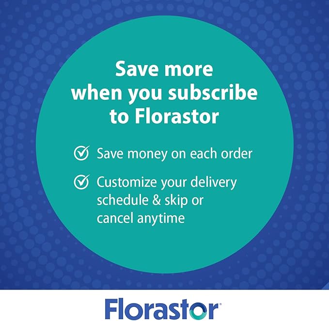 Florastor Advanced Pro+Pre Daily Probiotic and Prebiotic Supplement for Women and Men Boosts Good Bacteria Saccharomyces Boulardii CNCM I-745 (30 Capsules) (Pack of 1)