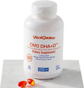 Vital Choice Om3 Dha+D Concentrated Dha Fish Oil and Vitamin D3 Dietary Supplement 180 Softgels