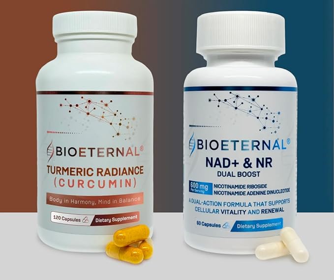 Ultimate Dual Power Combo NAD+ &amp ND and Turmeric