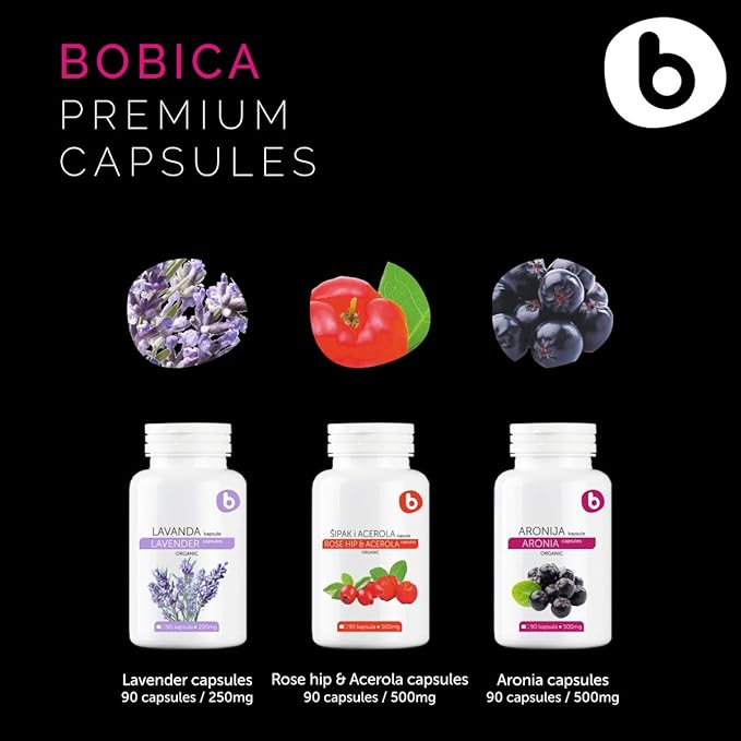 b Natural RoseHips &amp Acerola Capsules - Plant Based Vitamin C 1000mg from Acerola Cherry Powder &amp Rosehip Powder - Without Ascorbic Acid - Supports Immune Health - GMO Free - 90 Vegan Capsules