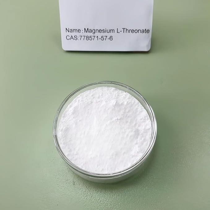 Magnesium L-Threonate Powder Sleep Memory and Cognitive Support – Promotes Brain Health - High Absorption - Most Bioavailable Form of Magnesium - 100 Grams Pure Purity Above 99% Include 1g Scoop