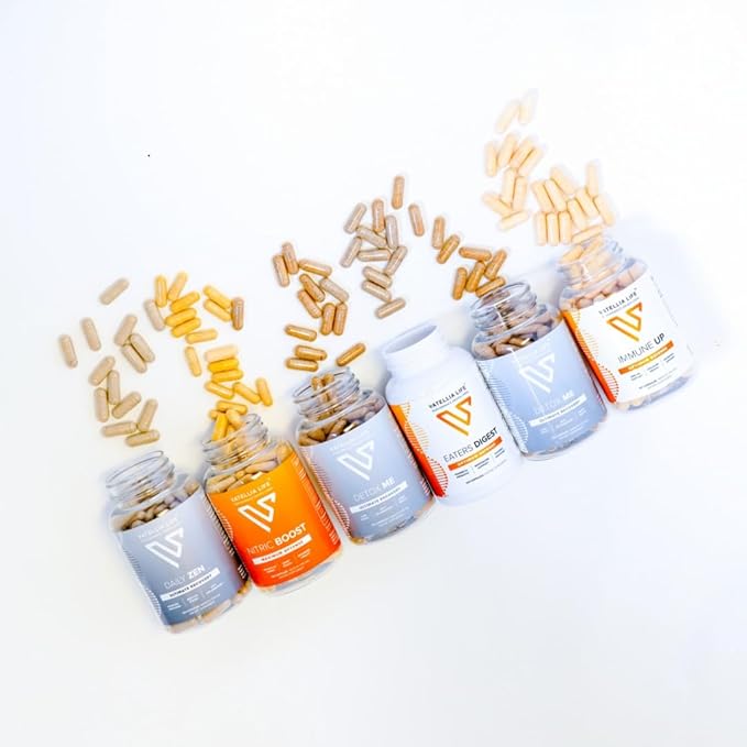 Vatellia Life Nitric Boost – Nitric Oxide Supplement for Men – L-Arginine &amp L-Citrulline Formula – Blood Flow &amp Circulation Support – High Absorption – 2 Month Supply