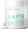 LAIFE L-Ergothioneine PLUS Supplement Cellular Antioxidant Supplement for Energy Skin Vitality &amp Whole-Body Wellness with L-Ergothioneine NR Quercetin Curcumin &amp Magnesium Glycinate 60