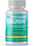 LEUSIX Weight Management Supplement – Patented Leucine + Vitamin B6 Formula – Supports Metabolism Fat Utilization &amp Lean Muscle – 120 Tablets (1-Month Supply)