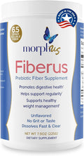 MORPHUS Fiberus Prebiotic Fiber Supplement Powder | Flavorless | Womens Gut Health Supplement | Helps Improve Regularity | Menopause Supplements for Women | Mitigates Gas &amp Bloating | Includes Sco