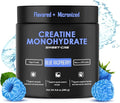 Creatine Monohydrate – 5g Creatine Monohydrate Powder – Advanced Creatine for Women and Men – Bulk Supplements Creatine – Delicious Fruit Punch Flavor – 10oz (40 Servings Blue Raspberry)