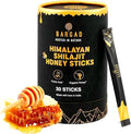 Bargad Pure Himalayan Shilajit Honey Sticks with Saffron – 30 Count | 75%+ Fulvic Acid 85+ Trace Minerals | Natural Energy &amp Immunity Booster | Easy Single-Use Packets