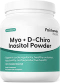 Fairhaven Health Myo-Inositol and D-Chiro Inositol Powder | 40:1 Ratio | Healthy Ovarian &amp Hormone Balance for Women* | Premium Vegan Supplement for Women | Non-GMO | 180 Servings