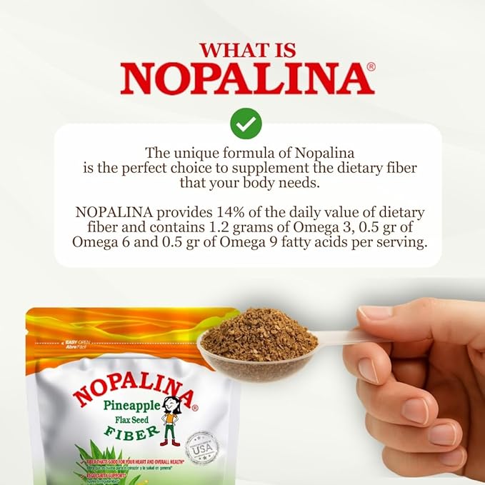 Nopalina Bundle: 120 Capsules + Pineapple 1lb Powder