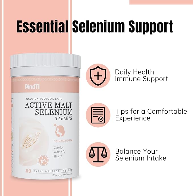 Selenium400 mgSupport for Immune System Antioxidant &amp Heart Health High Absorption60 Capsules